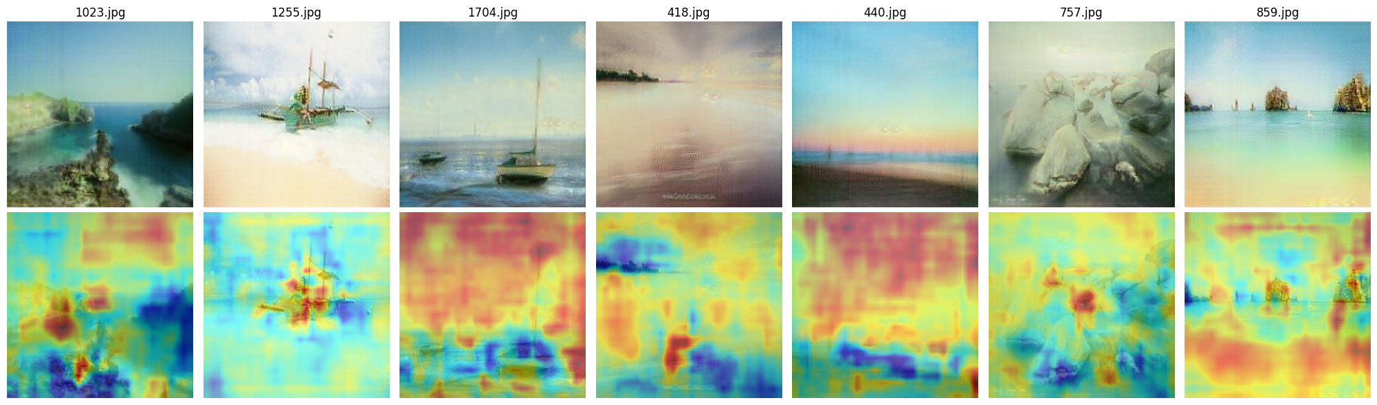 Real sea images in Aivazovsky style ResNet